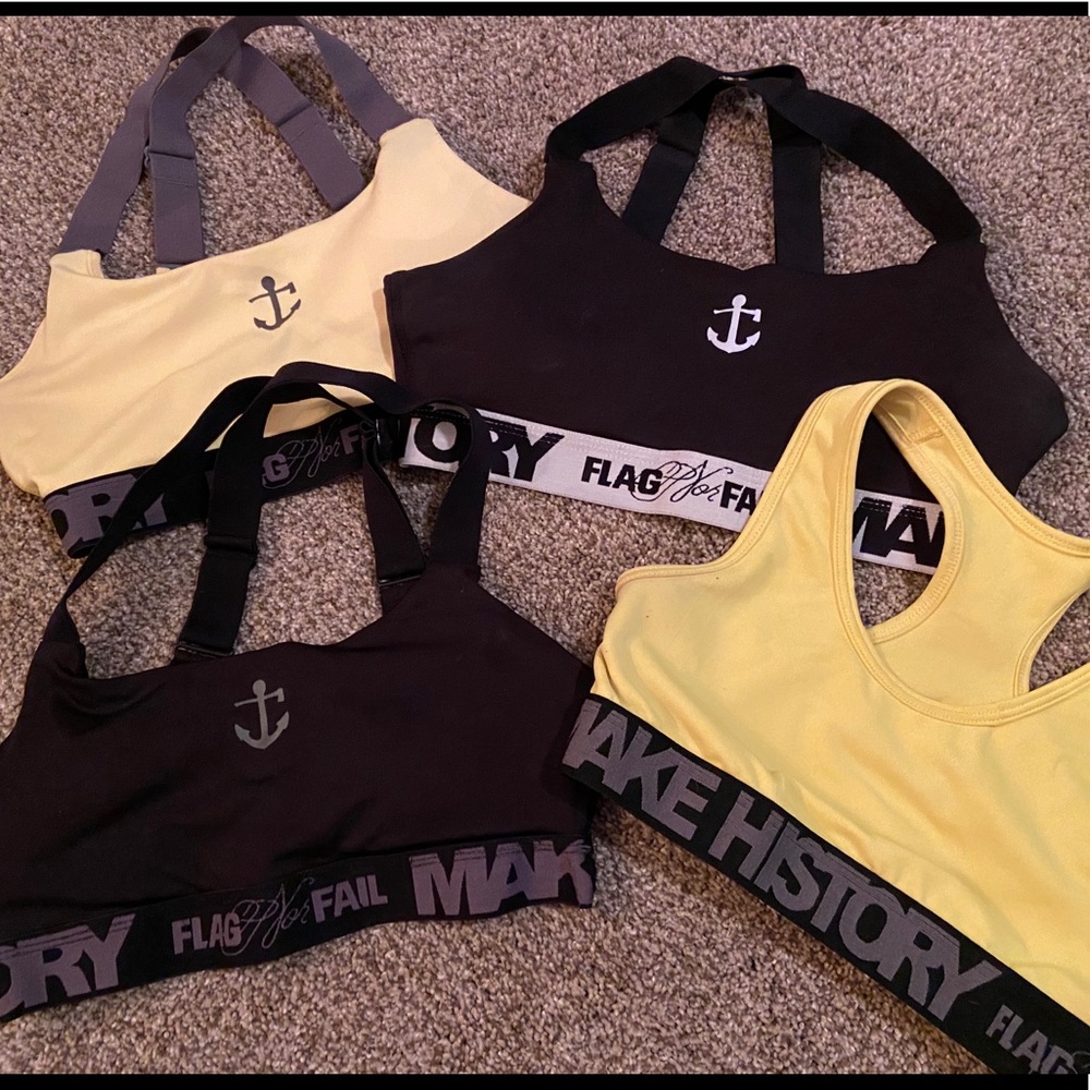 Flag nor fail sports bras